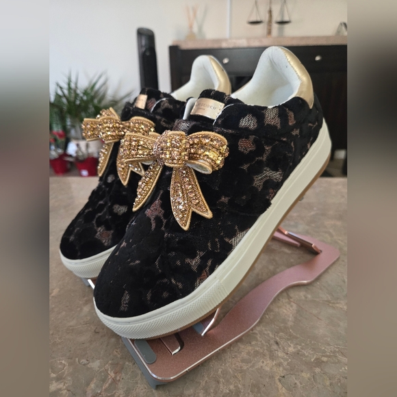 Kurt Geiger London bow-embellished sneakers. Size 38.5 - Picture 4 of 14